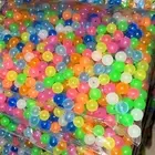 500 Mixed Color Craft DIY Acrylic Luminous Round Beads Glow In The Dark 6mm