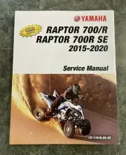 2015-2020 Yamaha Raptor 700 700R 700R SE Service Manual OEM LIT-11616-28-28