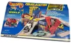 Hot Wheels World Mattel Police Station Vintage 1999 #65696-99 Two Car Launchers