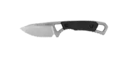 Kershaw Knives Brace Fixed Blade Neck Knife Stonewashed Stainless Steel 2085