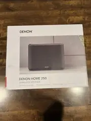 Denon Home 250 Wireless Speaker HEOS Built-in AirPlay 2 and Bluetooth (Black)