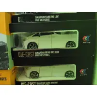 在飛比找蝦皮購物優惠-Toyota Alphard迴力聲光玩具車1:24