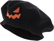 [ROMISBABA] Berets Shopping Beret Decor Costume Headbands Kawaii Cute Women Cap Jack- O- Lantern Cap Halloween Party Hat Halloween Beanie Cap Lantern Hat Girl Hat Hats Woolen Orange