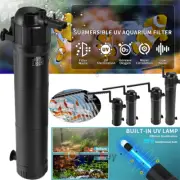 Internal Aquarium Fish Tank Canister 211GAL Filter Quiet Water Pump UV Sterilize