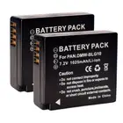 2x DMW-BLE9 Battery for Panasonic DMC-GX85 GX7 GF6 GF5 GF3 LX100 ZS60 ZS100