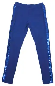 Epic Threads Deep Sapphire Sequin Leggings Girls Kids Pants S,L