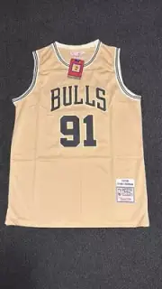 Chicago Bulls Dennis Rodman #91 Men's NBA Jersey