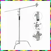 Upgraded Heavy Duty Light Reflector C Stand with Boom Arm for Studio Lighting AU