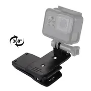 360 Degree Rotating Backpack Mount for Gopro Insta360 Dji Action Cameras