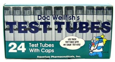 API Replacement Test Tubes for Fish Tank Aquarium Test Kits 24 Pack