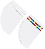 SEWACC 20Sheets Removable Sticky Page Tags Alphabet Tabs Annotation Flags for Easy Bookmarking for Office School and Home Use