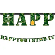 Camouflage Jumbo Add An Age Banner Kit