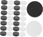Totority Plastic Chess Pieces for Checkers 30pcs Set Lightweight Easy to Carry Perfect Game Accessories