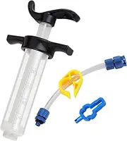 Yakamoz Tubeless Tire Sealant Injector, Bike Tubeless Tire Repair Sealant Injector with Valve Core Removal Tool