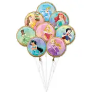Disney Princess Once Upon A Time Helium Balloon Bouquet