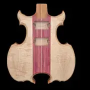 Alembic Style Custom Guitar Body 1 of a Kind Handmade Flame Maple/Alder Luthier