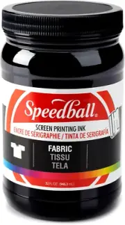 4600 Fabric Screen Printing Ink, 32 Fl Oz., Black