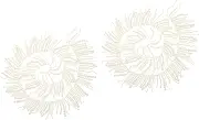 COHEALI 2pcs Pearl Fringe Trim for Clothing Elegant Pearl Tassel Ribbon for Skirt Making DIY Crafts Soft Durable Decorative Trim for Garment Flower Decoration