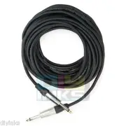 32ft(10M) - 1/4" to 1/4" Mono Jack - Instrument Cable Microphone Mic Audio Cord