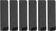 uxcell 6 Pcs Knife Tip Guards 3.74"x 1" ABS Knife Cover Sleeves Knife Case Blade Protector Universal Knife Sheath for Home Kitchen Knife, Black