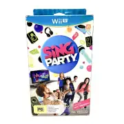 Sing Party + Box & Microphone - Nintendo Wii U - Brand New -