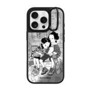 iPhone 16 Pro Mirror Ring Stand Case MagSafe Compatible Daydreaming by Shishidomia