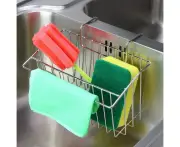 Sink Caddy Sponge Holder Kitchen Sink Organizer Stainless Steel Sponge Caddy Holder