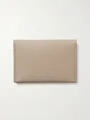 [Acne Studios] Acne Studios - Printed Leather Wallet - Taupe - One size One size Brown