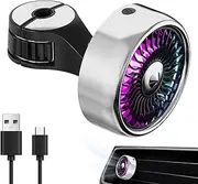 Car Seat Back Fan | 3 Speed Silent Backseat Hook Cooling Fan | Automobile Interior Accessories, Automobile Ventilation Device For Truck, Car, RV, ATV Or Boat