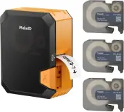 Makeid P31 Bluetooth Label Maker for Wire Cable + Nylon Tape | 300dpi Pro