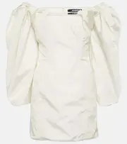 [Jacquemus] Jacquemus Off-shoulder minidress UK 8 white
