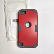 CheerShare Case for iPod 5,6 & 7 Durable Shockproof Protective Red