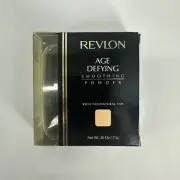Revlon Age Defying Smoothing Powder .26oz Rich Tan/Natural Tan NEW IN BOX