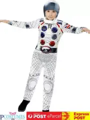 Space Spaceman Robot Futuristic Astronaut Boys Bodysuit NASA Child Costume