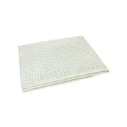 Damask Jacquard Polyester Tablecloth 180cm Round Micro Check Ivory