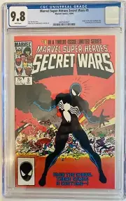 White Pages! Marvel Secret Wars #8 CGC 9.8 - Origin of the symbiote Venom