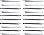 Mellisso 20pcs 25mm x 300mm Carboon Steel Assembly Line Conveyor Roller