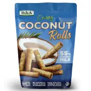 DJ&A Crispy Coconut Rolls 70g