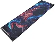 YXYZRMY Washable Runner Rug Scary Dragon Purple Blue 2’ x 6’ Non Slip Runner Rug for Hallways Entryway Bedroom Floor Carpet Runner- Soft Thin Mat with Rubber Backing for Family Pet