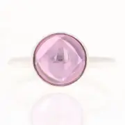 NEW Authentic Pandora Poetic Droplet Ring - Silver Pink CZ 54 (7) 190982PCZ