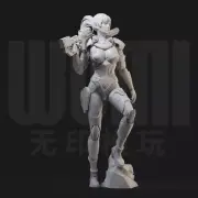 1/24 Resin Sniper Girl Fantasy Unassembled Unpainted 565-wy