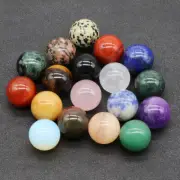 20mm 10pcs Mixed Natural Stone Ball Quartz Crystal Sphere Ball Healing Gemstone
