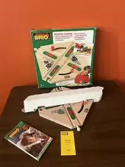 2001 BRIO Wooden Train “Stop & Go Crossing” #33670 Toy NIB • Vintage