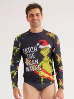Mens Grinch Rash Vest