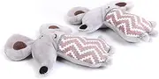 iplusmile 4pcs Cat Plush Assorted Color Catnip Mouse Design Durable and Safe Cat Plaything Engaging Interactive