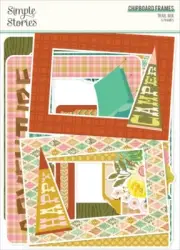 Trail Mix Chipboard Frames-6/Pkg - 3 Pack