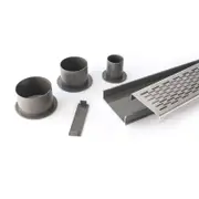 Grates 2 Go 1250mm Grey Brick Pattern Shower Grate Modular Kit