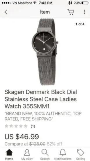 Skagen 女士手錶 355SMM1