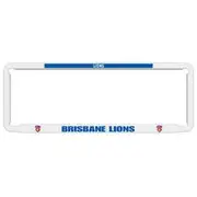 AFL Number Plate Frame - Brisbane Lions - NPAFLLIO