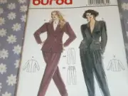 BURDA 4984 MISSES JACKET & PANTS PATTERN-UNCUT-SIZES 10-20